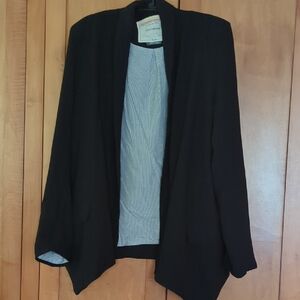 Cartonnier Anthropologie Black Blazer Jacket Large